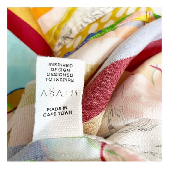 Asha Eleven x Anthropologie Soma Portals Colorful Geo Print Maxi Dress NWT Sz L - Picture 12 of 12